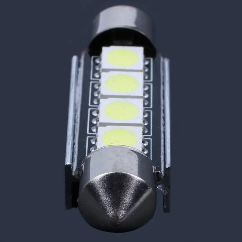 

10x 42MM Shuttle 5050 4 SMD LED Bulb Car Lamp Canbus ANTI ERROR FREE ODB Festoon White