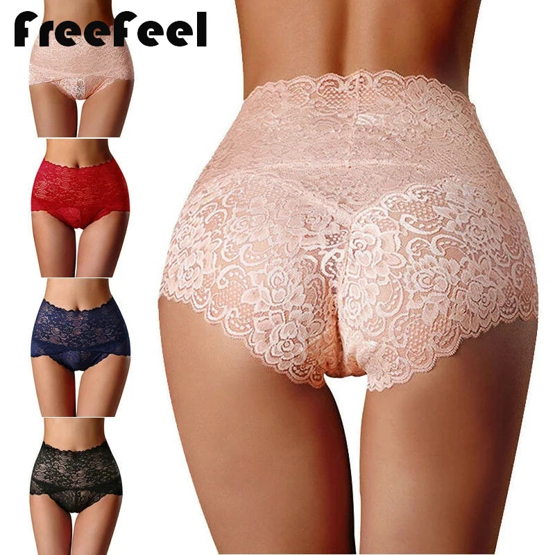 Women Panties Sexy Lace Underwear Woman Knickers Lace Panties Mesh Floral Lingerie Female Seamless Briefs Underpants Plus Size l bellagiovanna girl s boyshorts panties small sizes female floral underwear briefs sexy lace calcinha lovely underpants 818