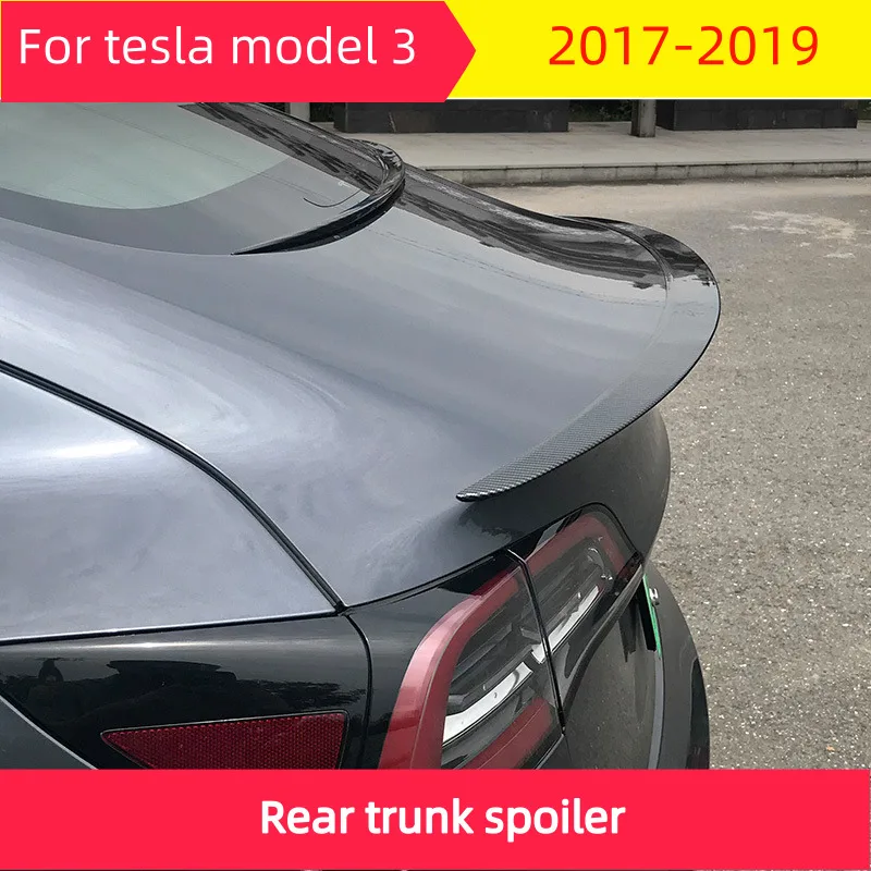 Спойлер заднего багажника крыла для Tesla model 3 2017 2018 2019 года задний спойлер из