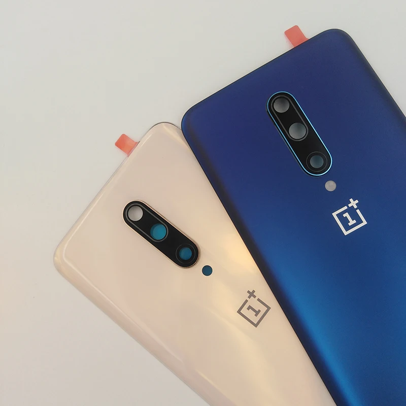 Carcasa trasera de vidrio Original para Oneplus 7 Pro, piezas de repuesto de funda para 1 + 7 Pro One Plus 7Pro y lente de c&aacute;mara-2