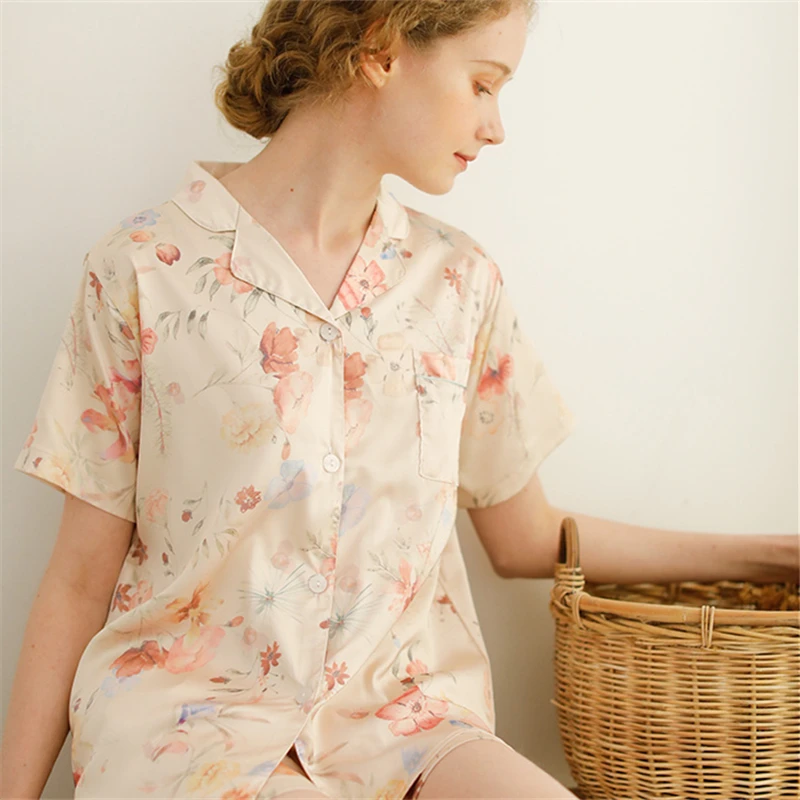 2020 короткие пижамы летние женские сексуальные Mujer Домашняя одежда Комплект для