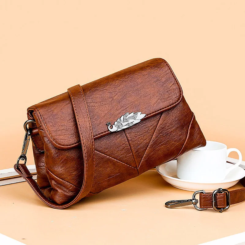 

NEW Swan Women Envelope bag Women Leather Handbags Female Messenger Bags Designer Crossbody Shoulder Bag for girls sac a main