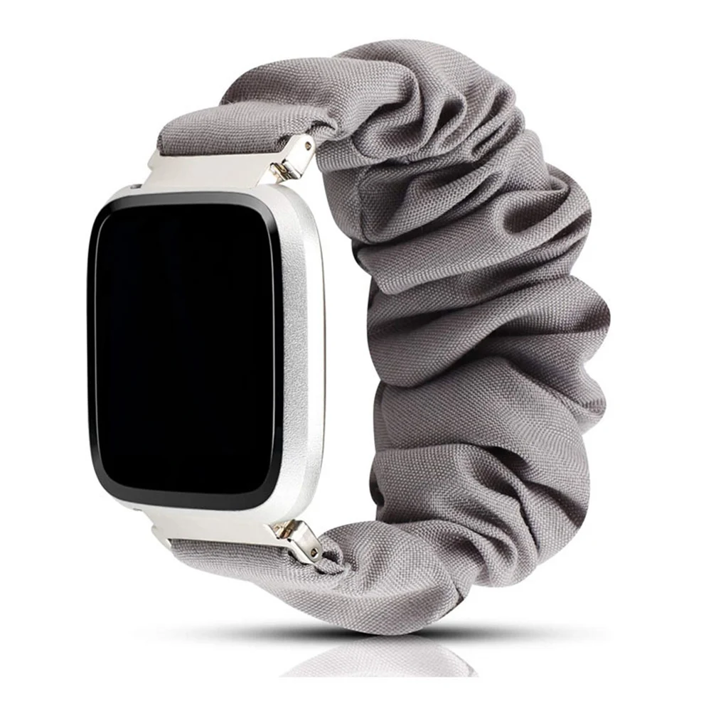 Женский эластичный тканевый ремешок с принтом для часов Fitbit Versa 2 Lite повседневный