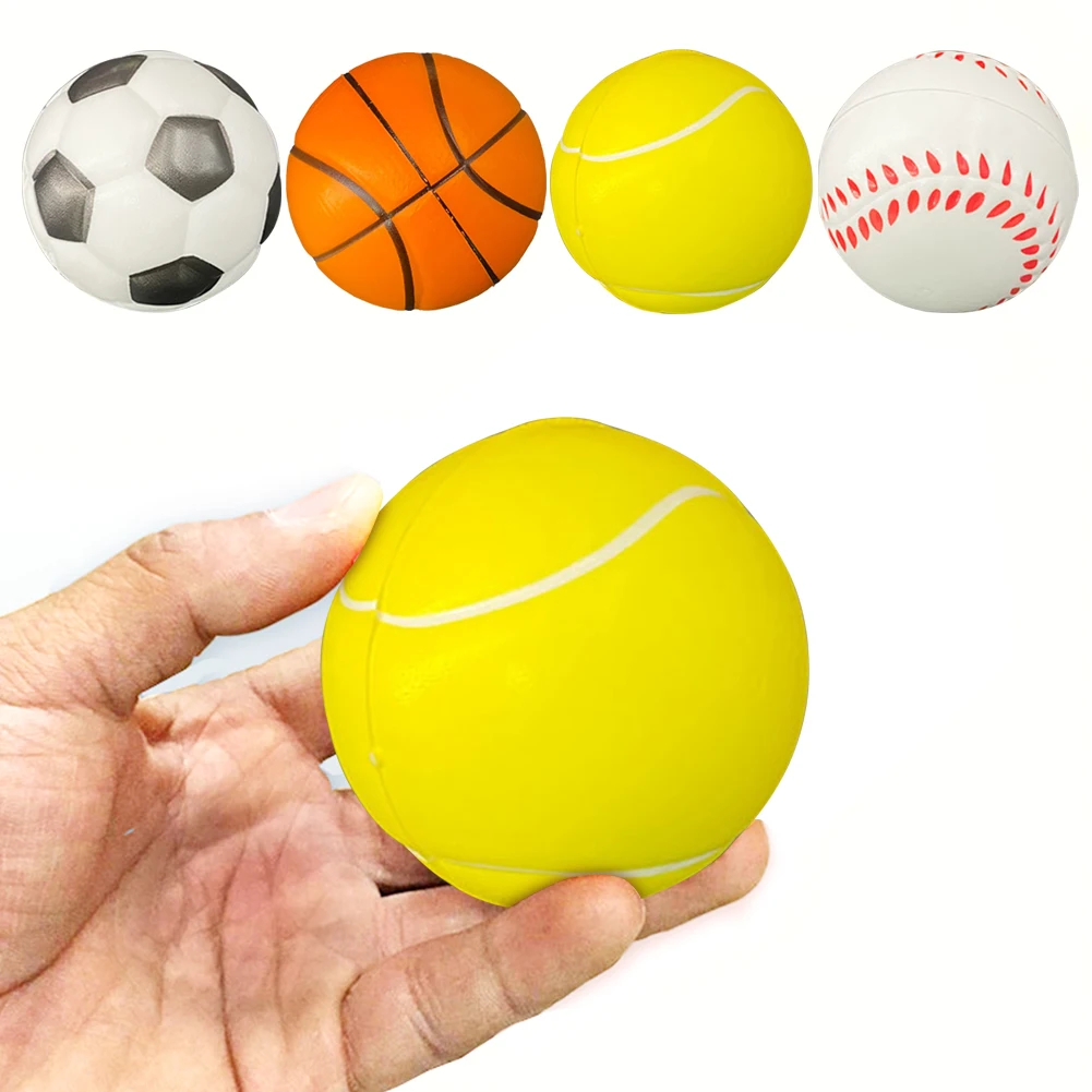 

12PCS Relief Ball Anti-Stress PU Balls Resistance Therapy Exercise Squeeze Hand Finger Wrist Muscles Exerciser Strengthening
