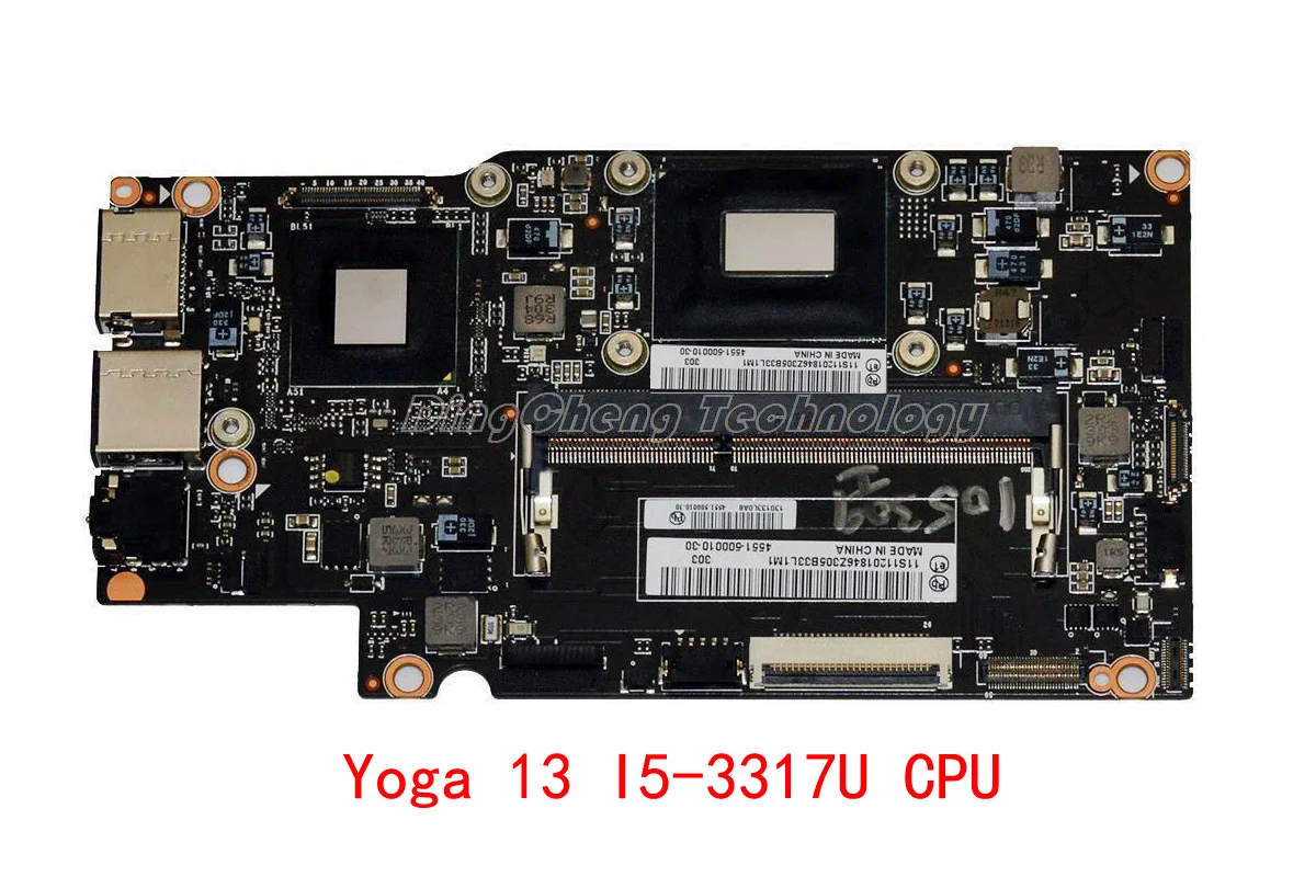 

Материнская плата для ноутбука Lenovo Yoga 13 I5-3317u CPU FRU:90000649 Встроенная видеокарта 100% полностью протестирована