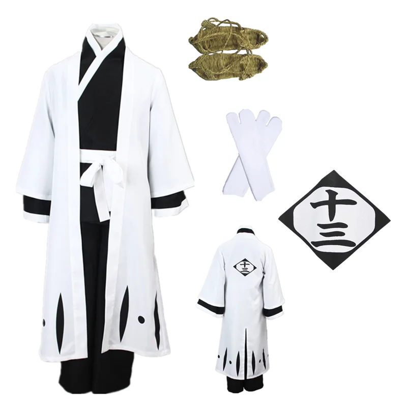 Черно-белое кимоно для косплея из аниме «Death»