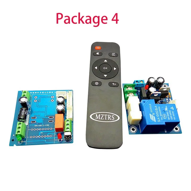 Package 4 Hi-Fi Инфракрасный пульт дистанционного управления регулятор громкости Регулировка платы APS усилитель предусилителя потенциометра двигателя автоматически регулирует громкость - Цвет: Package 4