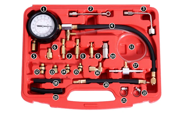 TU-114 Тестер давления бензинового топлива дизельного инжекторный насос манометр