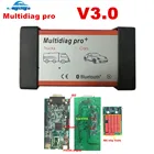Multidiag pro + с 21 реле, плата V3.0 vd tcs cdp pro plus bluetooth 2017 R3, программное обеспечение OBD2, сканер OBDII