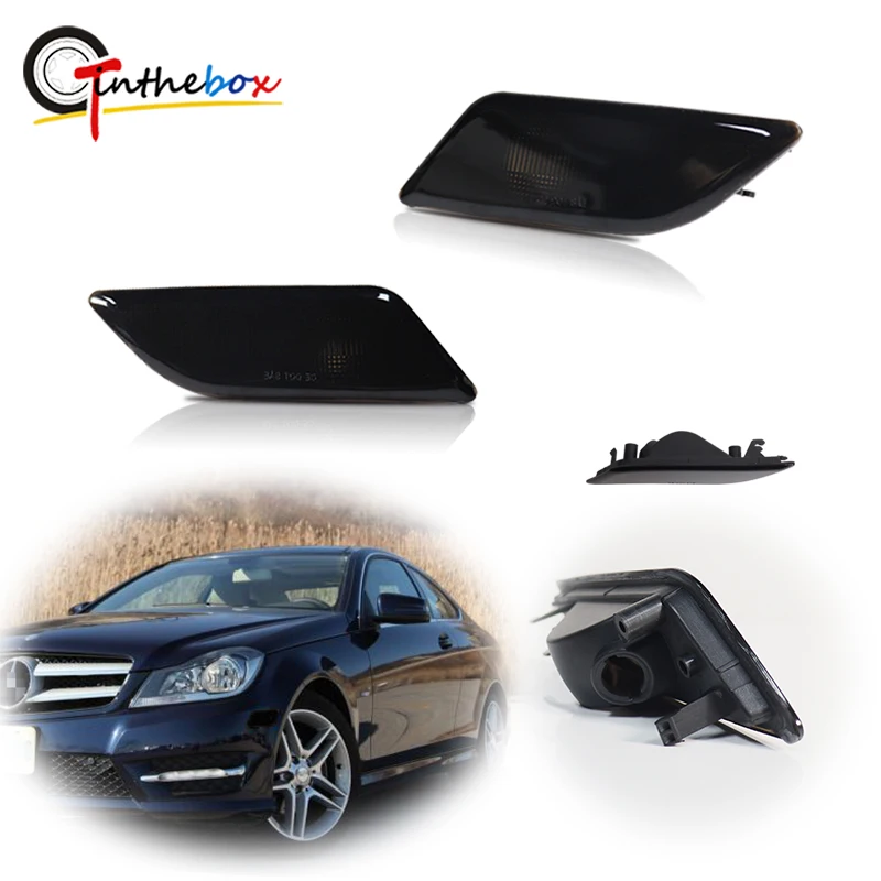 

Чехлы для габаритных светильник ней для Mercedes Benz W204 LCI C250 C300 C350 седан/купе, без лампы