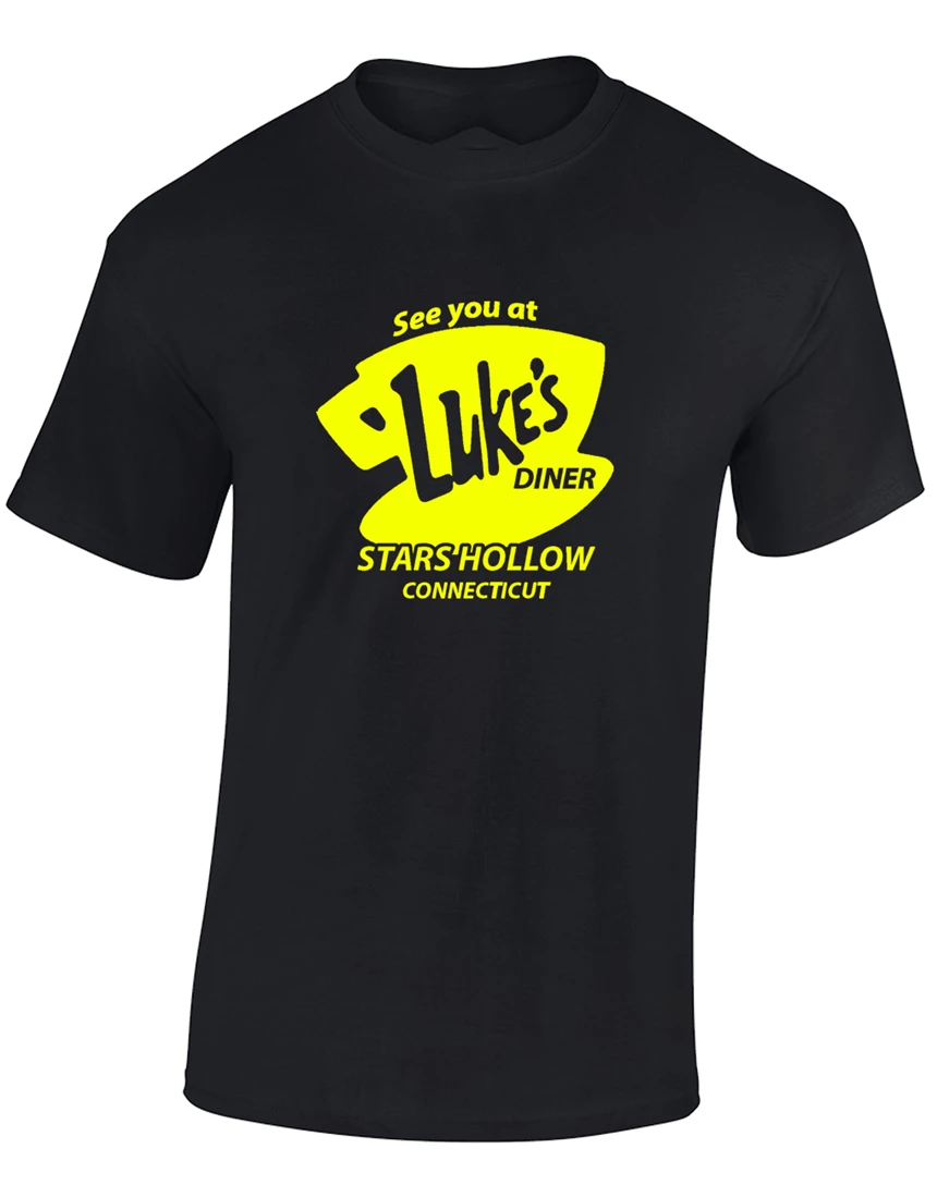 Luke'S Diner Мужская футболка Веселая Gilmore для девочек шутка классный логотип