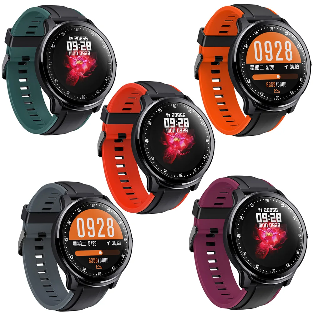 SN80 Bluetooth Смарт часы спортивный браслет 1 3 дюйма цветной экран IP68