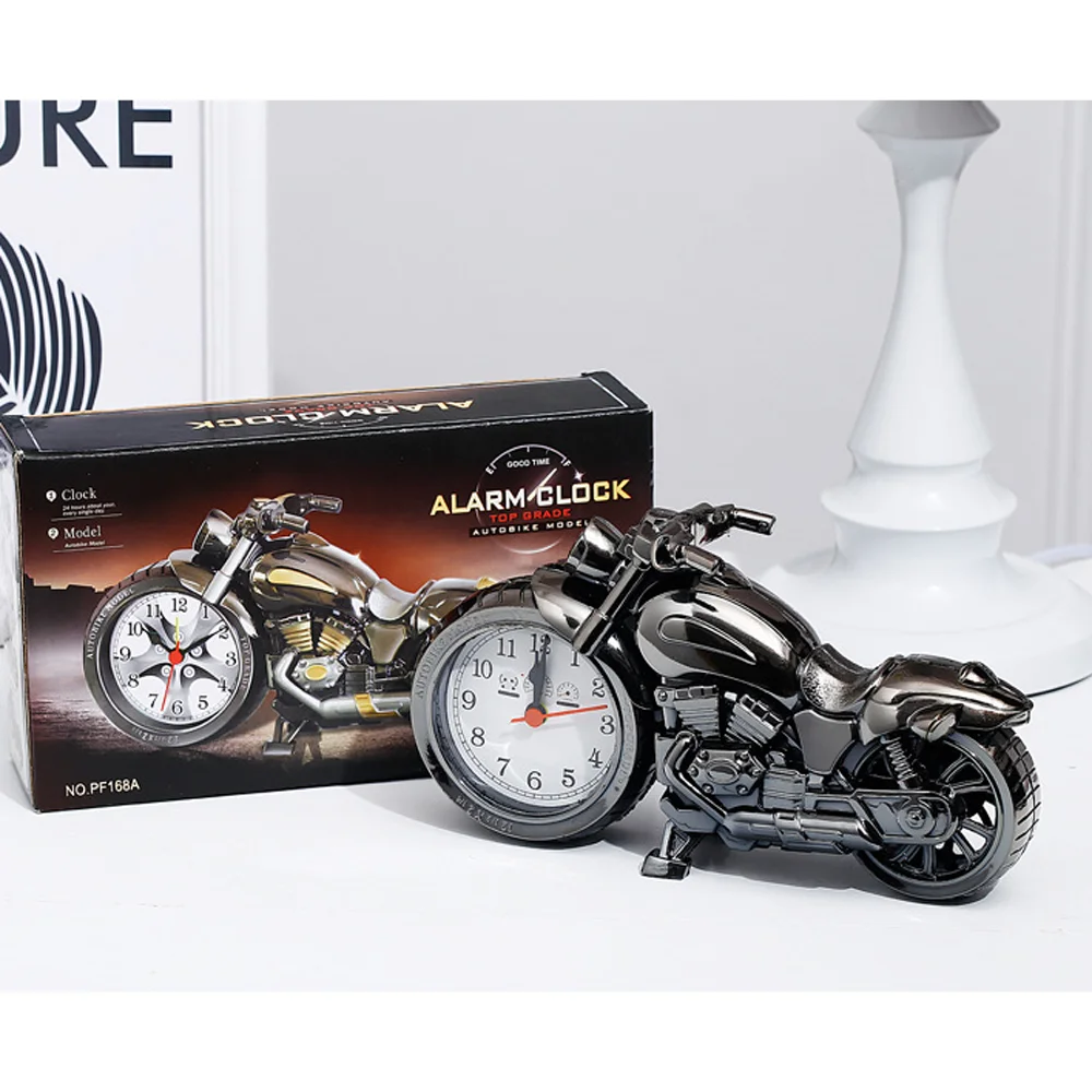 Креативный Autocycle пластиковый будильник для студентов прикроватные часы с