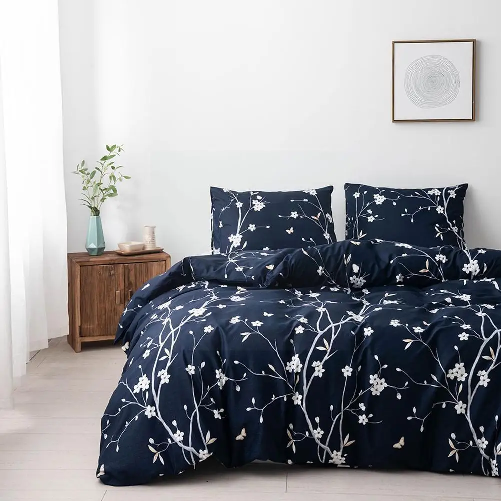 

Комплект постельного белья Morning Dew из трех предметов, стильный комплект с принтом, Размер постельного белья, удобное двуспальное пододеяльн...