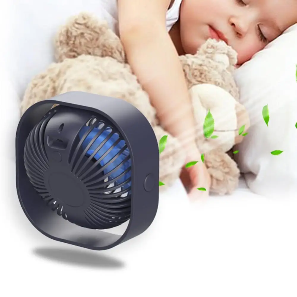 

Мини-вентилятор портативный с низким уровнем шума, 3 уровня, USB