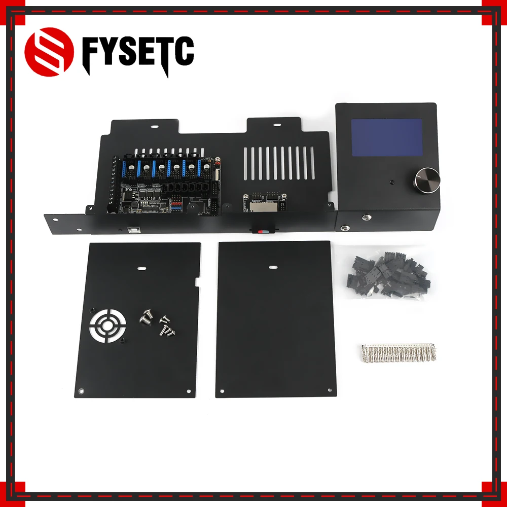: FYSETC F6 V1.3 материнская плата + 6 шт. TMC2208 Драйвер шагового двигателя Универсальный