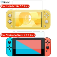 1pc2pcs3pcs tempered glass for nintendo switch 6 2 inches hd clear screen protector for nintendo switch lite 5 5 inches glass