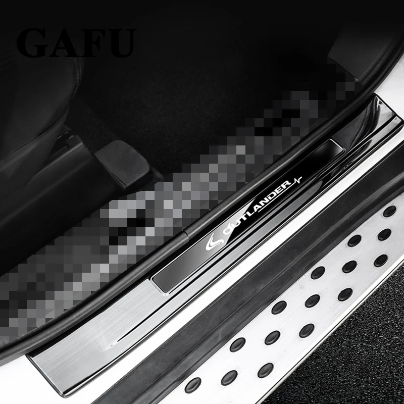 Накладка из нержавеющей стали для Mitsubishi Outlander 3 автомобильные аксессуары 2013 2014 2018