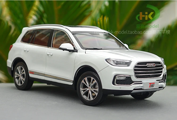 Модель автомобиля GAC Trumpchi GS4 литая модель белого цвета в масштабе 1 18 подарок на