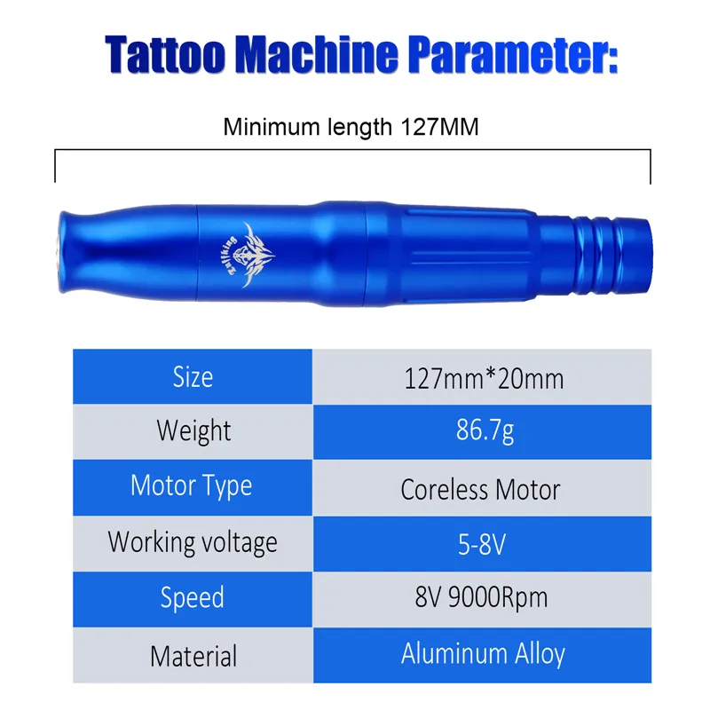 Машинка для перманентного макияжа ротационная тату-машинка бровей ручка четырех