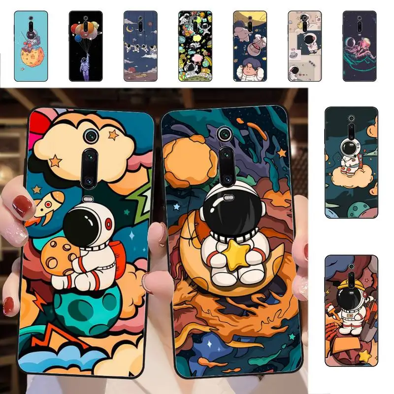 

Cute Astronaut Phone Case for Redmi 5 6 7 8 9 A 5plus K20 4X S2 GO 6 K30 pro