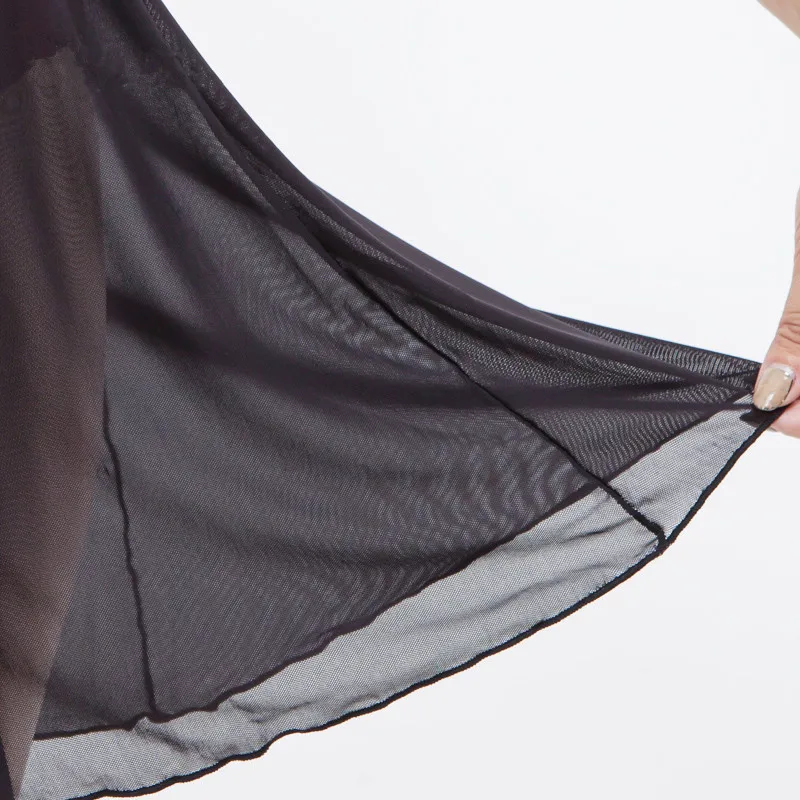 

2021 New Adult Professional Classical Ballet Tutu Vest Leotard With Semi Transparent Girls Tulle Ballet Skirt Wrap For Women