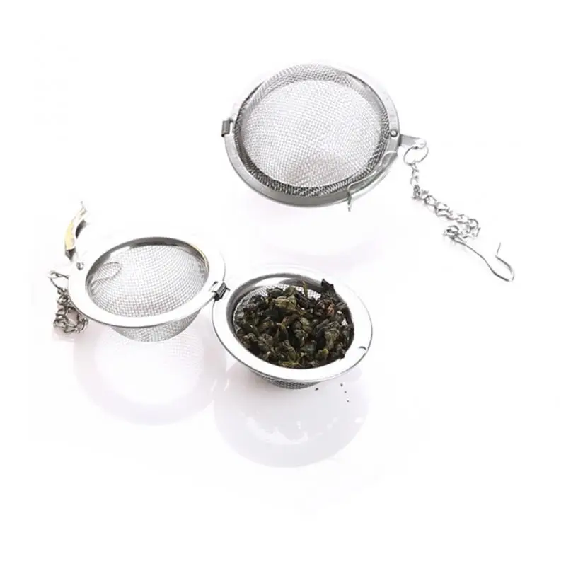 3 Size Optional Stainless Steel Seasoning Ball Strainer Mesh Solid Spice Residue Filter Tea Infuser Tools | Дом и сад