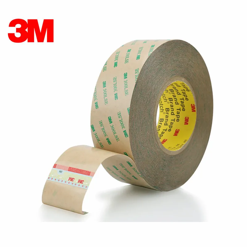 

6INX50M(Pack of 1) 3M 93020LE PET Double Sided Tape with 300LSE Adhesive 0.2mm Thick,Dropshipping