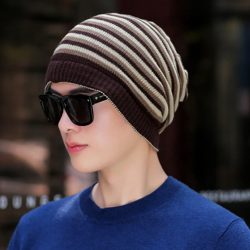 Зимние шапки одноцветная шапка унисекс простая теплая мягкая вязаная с черепом