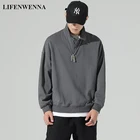 Новые модные мужские футболки-поло с длинными рукавами однотонная повседневная обувь мужские поло одежда негабаритных уличной моды Harajuku футболки-поло рубашки S-3XL