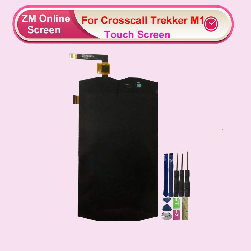RYKKZ для Crosscall Trekker M1 ЖК-дисплей с кодирующий преобразователь сенсорного экрана в