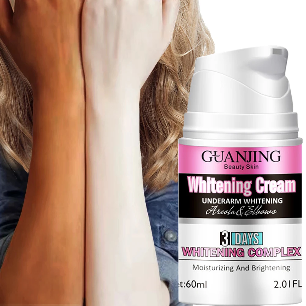 Отбеливающий крем для лица темного черного отбеливания кожи интимный лосьон