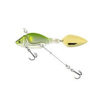easyfish 44mm 13 6g spin tail lures metal jig fishing blade lure artificial bait for bass pike tackle gear