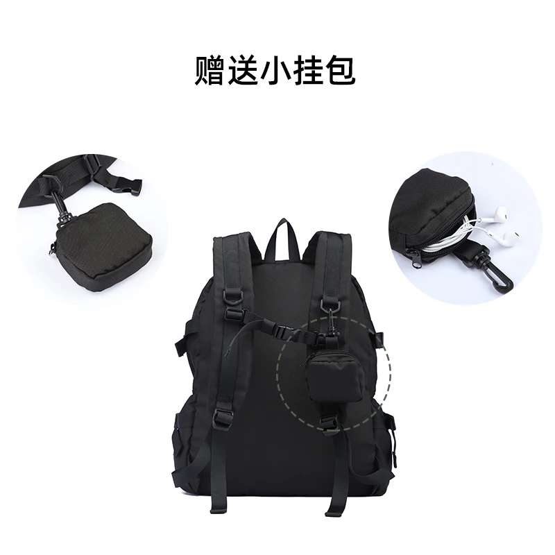 Canvas Backpack school bookbags girls waterproof Fashion Women Backpack College student Bag Simple Wind Travel Backpack Mochila