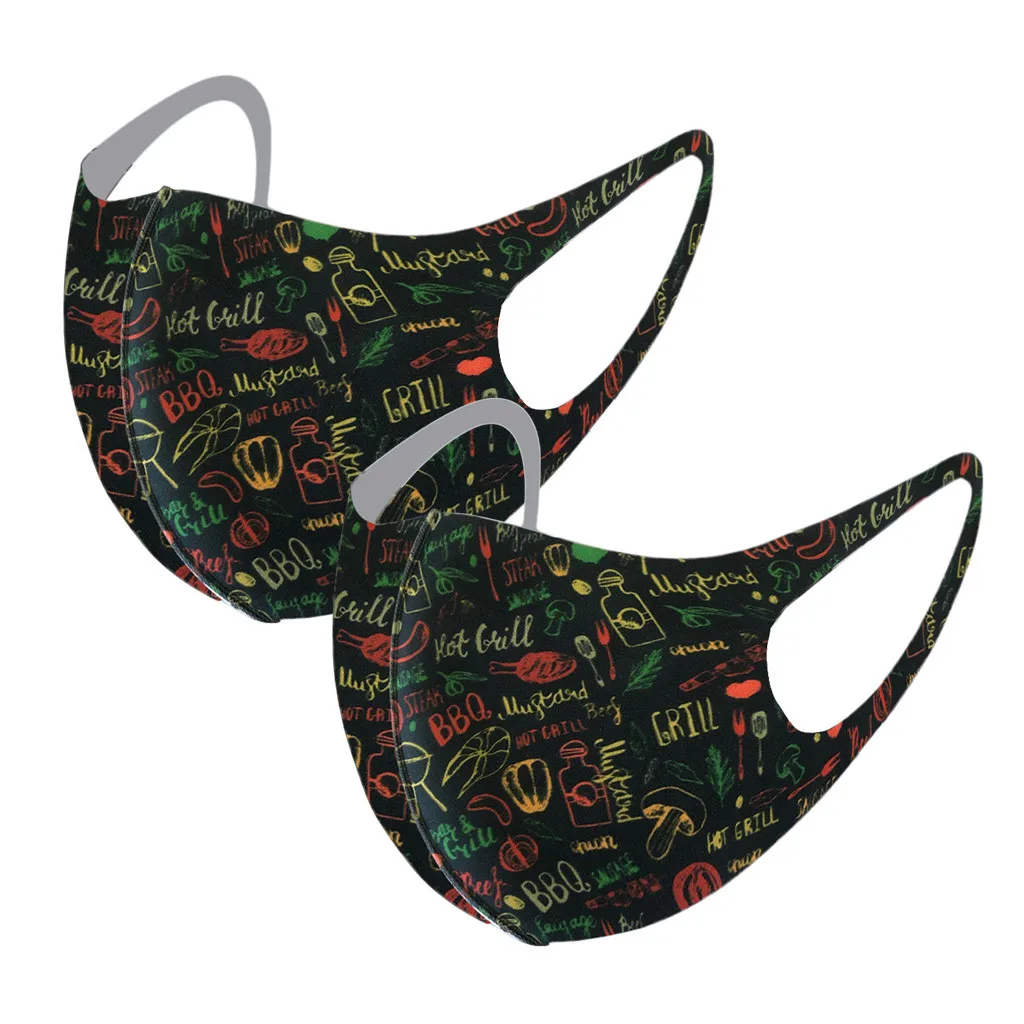 

2pcs tapabocas Fashion Shiny Diamond Mouth Masks mascherine Reusable Breathable Safe Protection Mask mondkapjes masques#