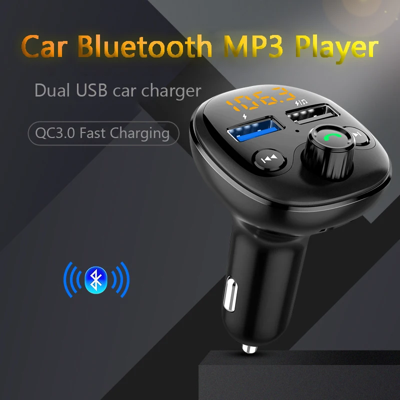 

Car MP3 Player Bluetooth Support U Disk/TF Card S32G Expansion Car Dual USB Charger 3.1A Fast Charging Car Wireless Handfree kit