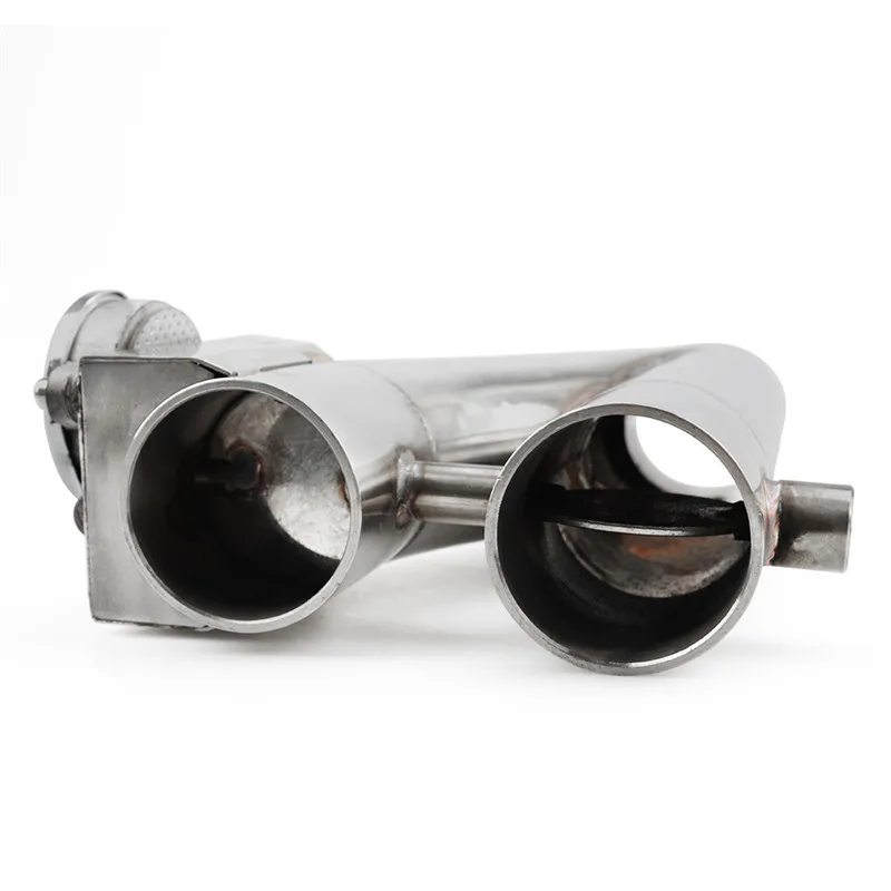 2 5 &quot3&quot электрический клапан выхлопной наконечник глушитель комплект 63 мм 75 два