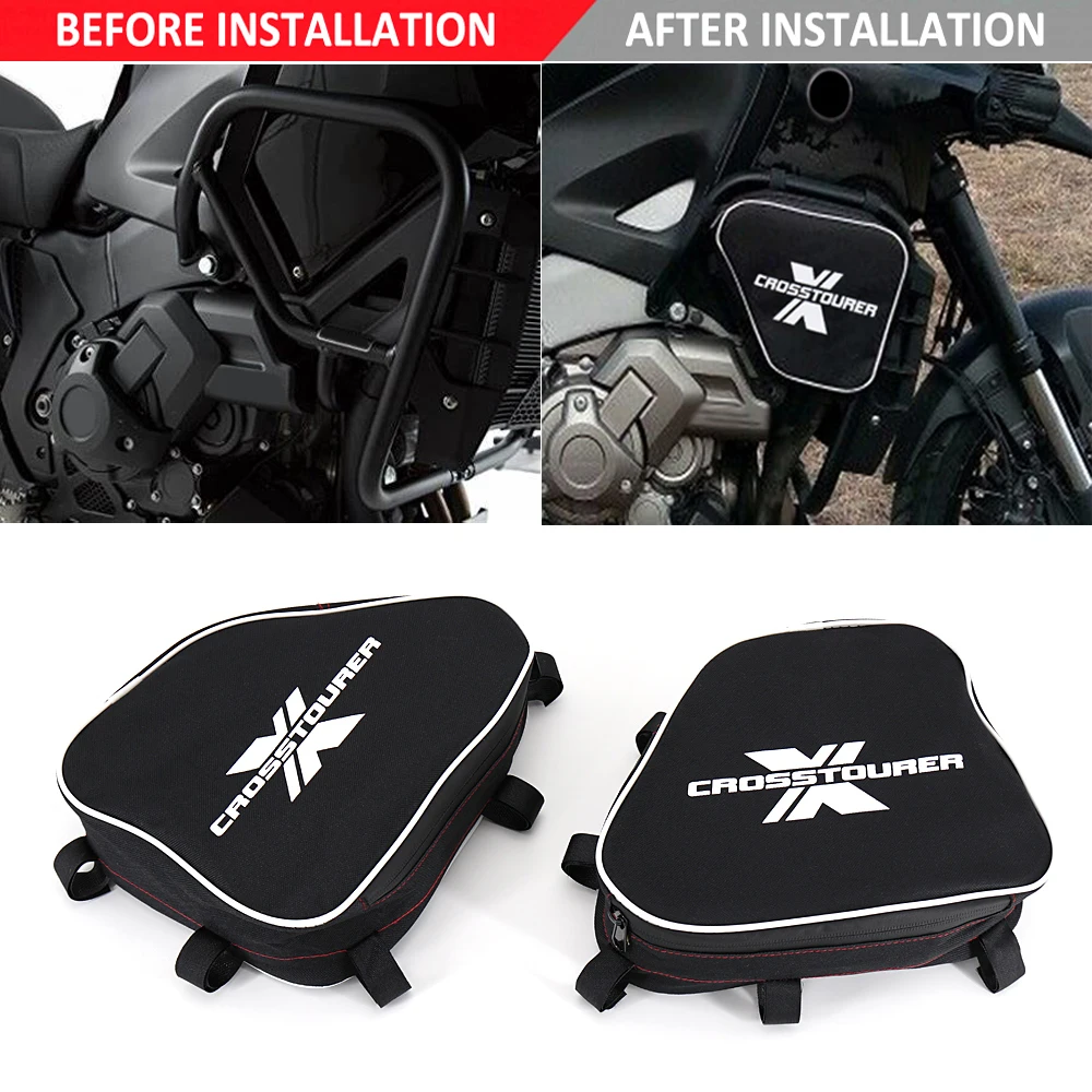 

Для Honda VFR1200X Crosstourer VFR 1200 X 1200X 2012-2020 2019 2018 2017 Мотоцикл инструмент размещение дорожная рамка аварийные сумки