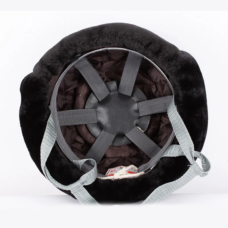 ABS теплый шлем в классическом стиле зимний защитный для защиты ушей против ударов