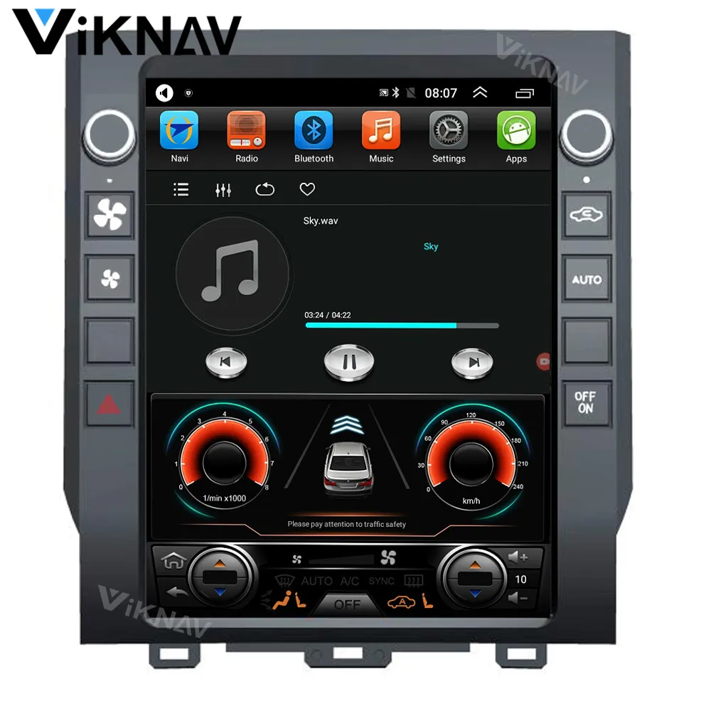 Автомагнитола 2DIN 12 1 дюйма в стиле Tesla для TOYOTA Tundra 2012-2018 android | Автомобили и