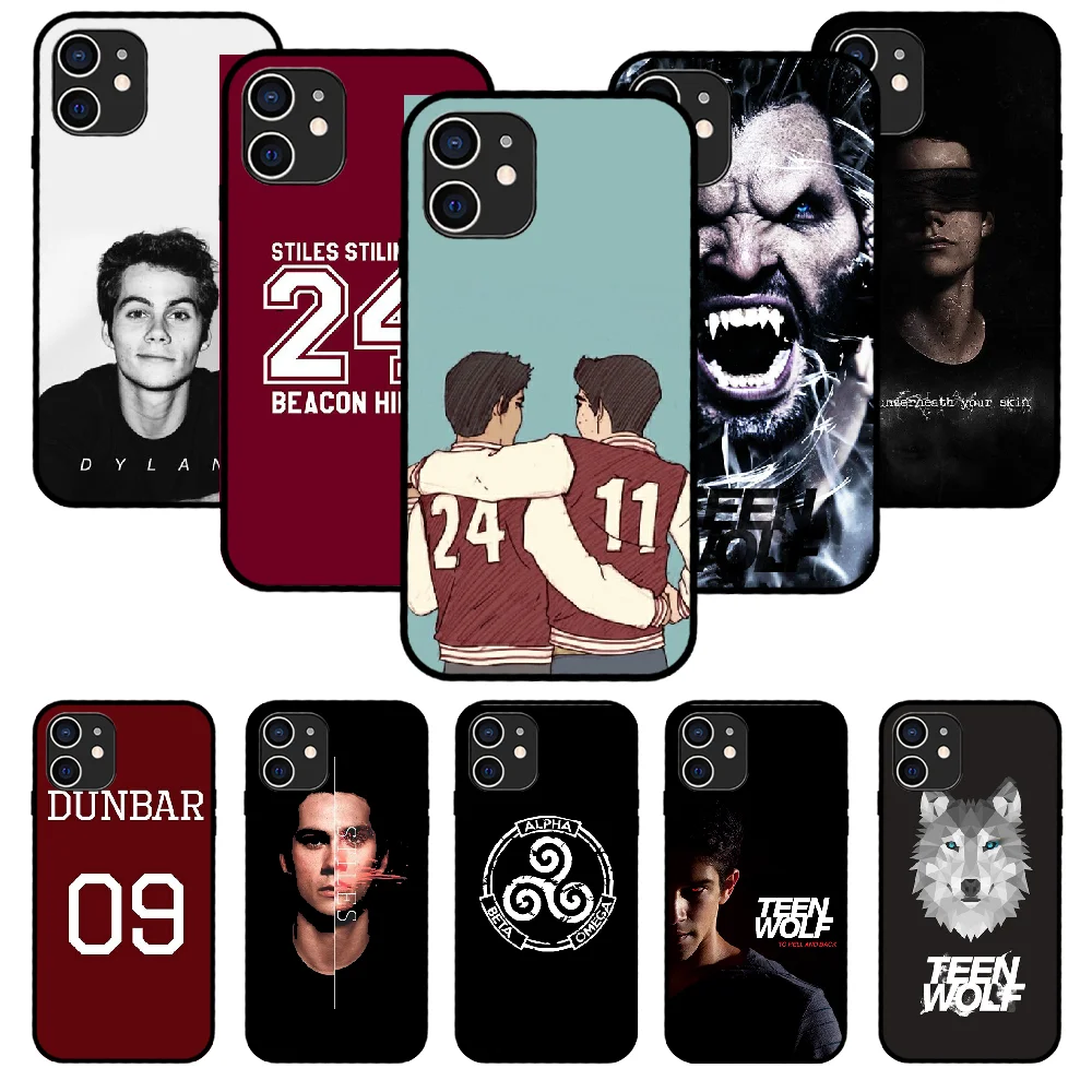 For iPhone 11 12 8 Plus Mini Pro X XR XS Max 4 5 7 6 6S SE Phone Case Black Cover Funda Soft Coque 3D Oɻrien TEEN WOLF | Мобильные