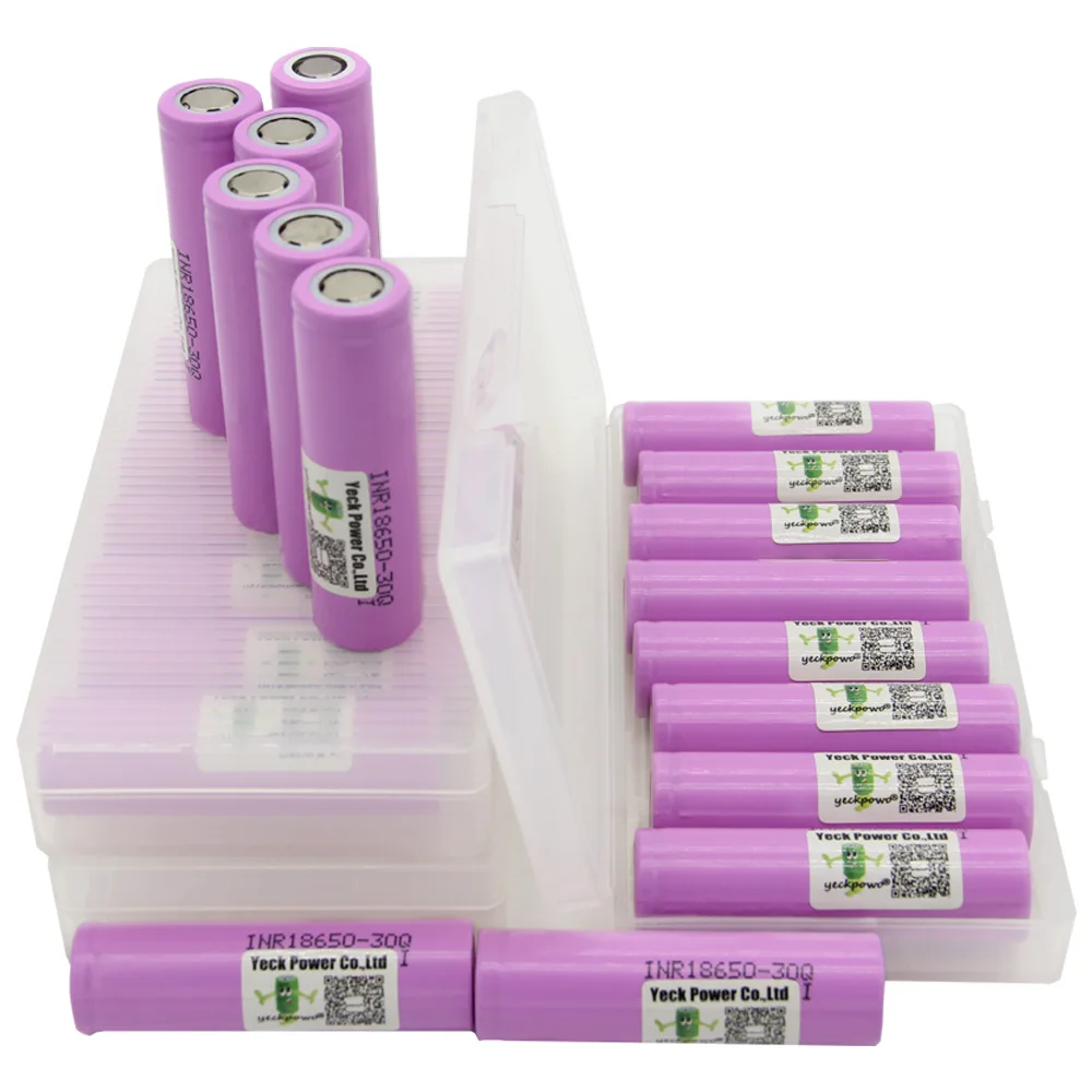 Русская Склад быстрая доставка INR18650 30Q литиевые батареи li ion 30A 10C 3000mah 3 7 V / 18650