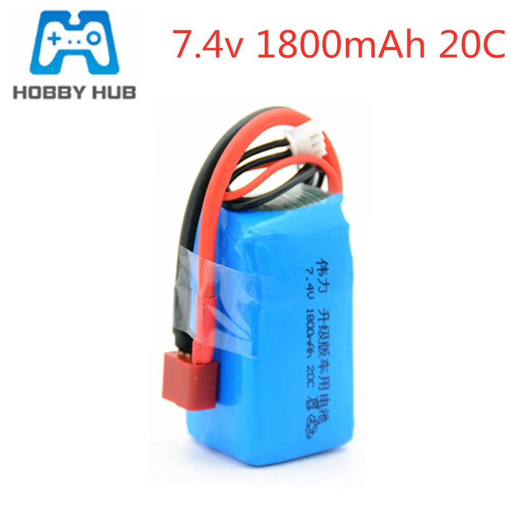 Концентратор Hobby 7,4 В 1800 мА · ч 2s 20C, литий-полимерный аккумулятор для Wltoys A959-b, A969-b, A979-b, K929-B, запасные части для радиоуправляемых автомобилей Концентратор Hobby 7,4 В 1800 мА · ч 2s 20C, литий-полимерный аккумулятор для Wltoys A959-b, A969-b, A979-b, K929-B, запасные части для радиоуправляемых автомобилей