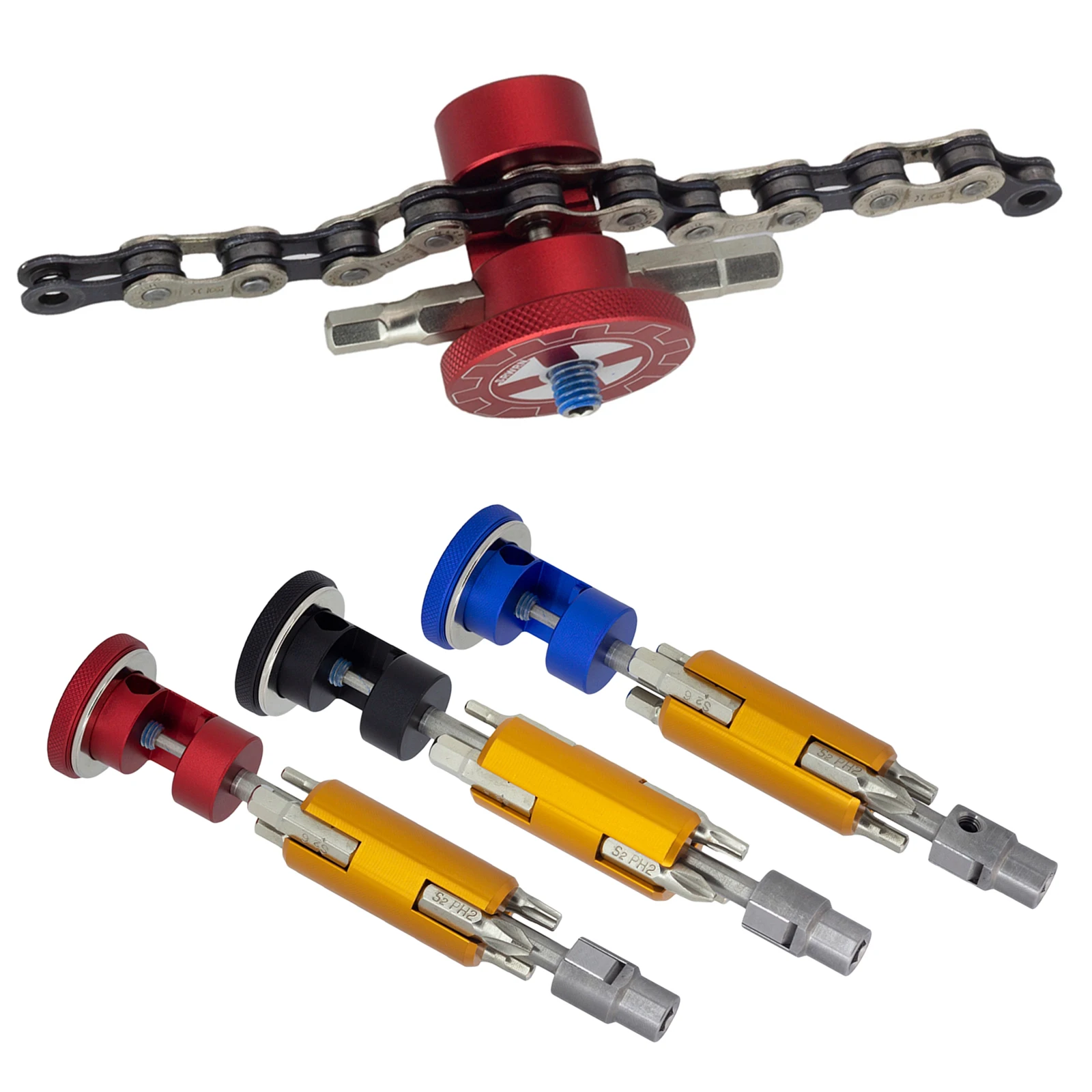 

Bike Repair Tool Magnetic Road MTB T25 Wrench Screwdriver Chain Cutter Kit