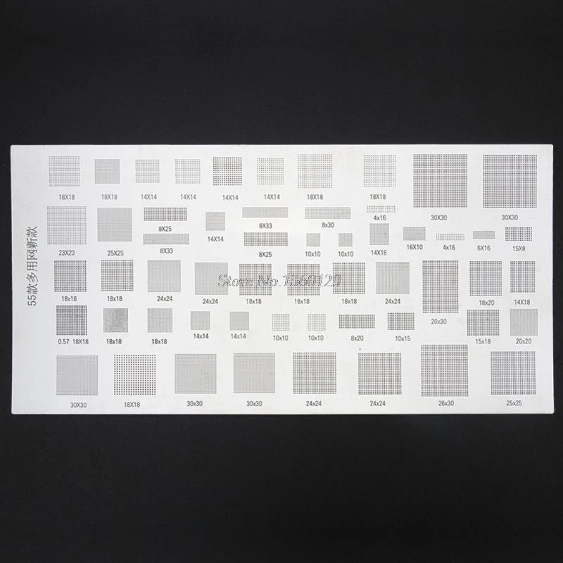 4 шт. Универсальный трафарет BGA для MTK MSM Samsung Huawei Xiaomi iPad CPU RAM PM Power IC Reball Pin прямой