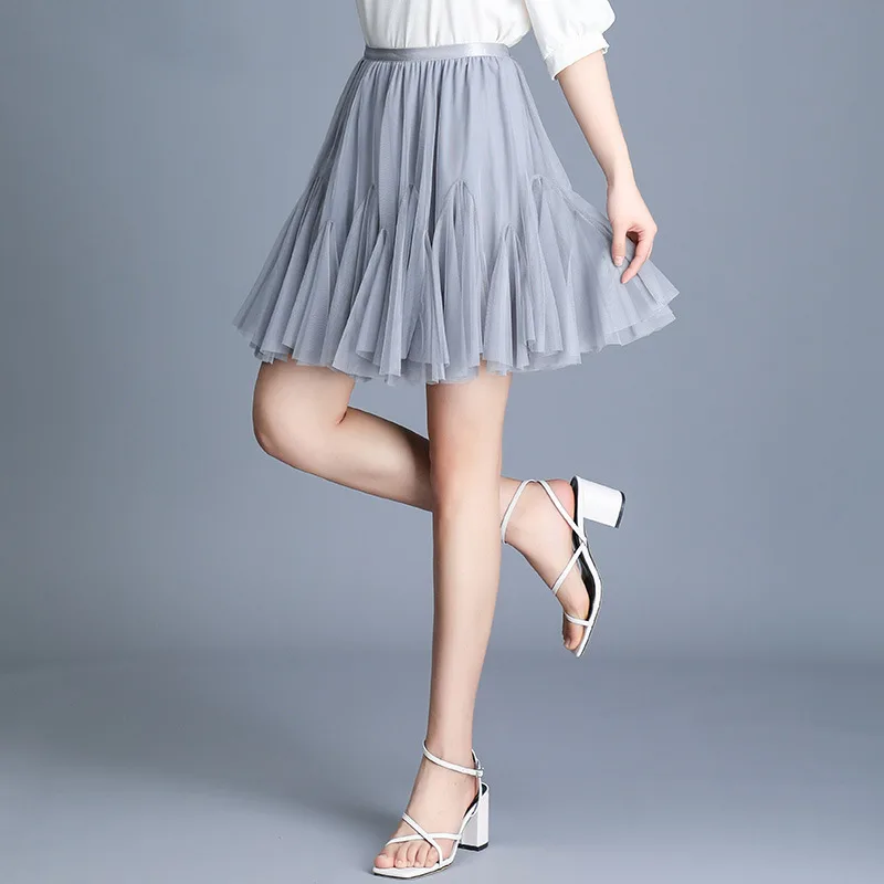 

2021 FE vintage black skirt pleated mini skirt pink skirt