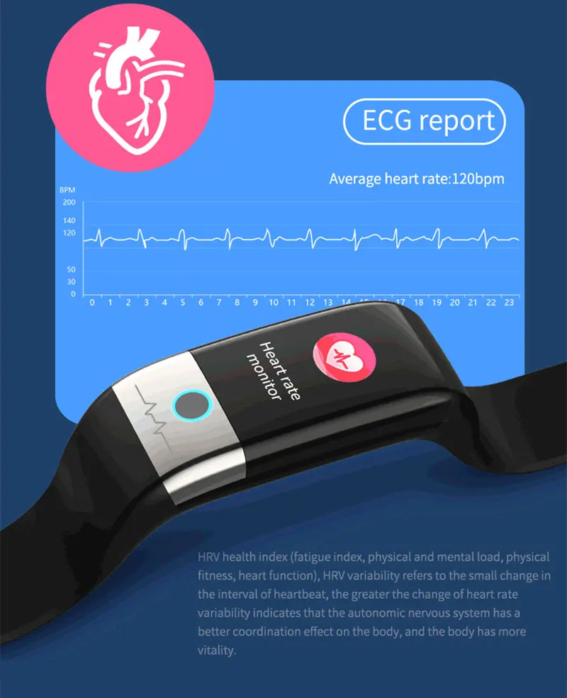 X1 Спортивные Bluetooth мужские смарт-браслет PPG+ ECG часы кровяное давление Пульс IP67 Водонепроницаемый фитнес-трекер Smartwatch