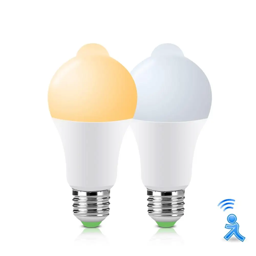 Смарт включить выключить лампочки AC 110V 220V PIR датчик движения светодиодный