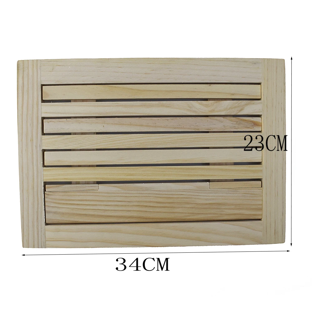 Регулируемая складная деревянная подставка для кулинарной книги чтения