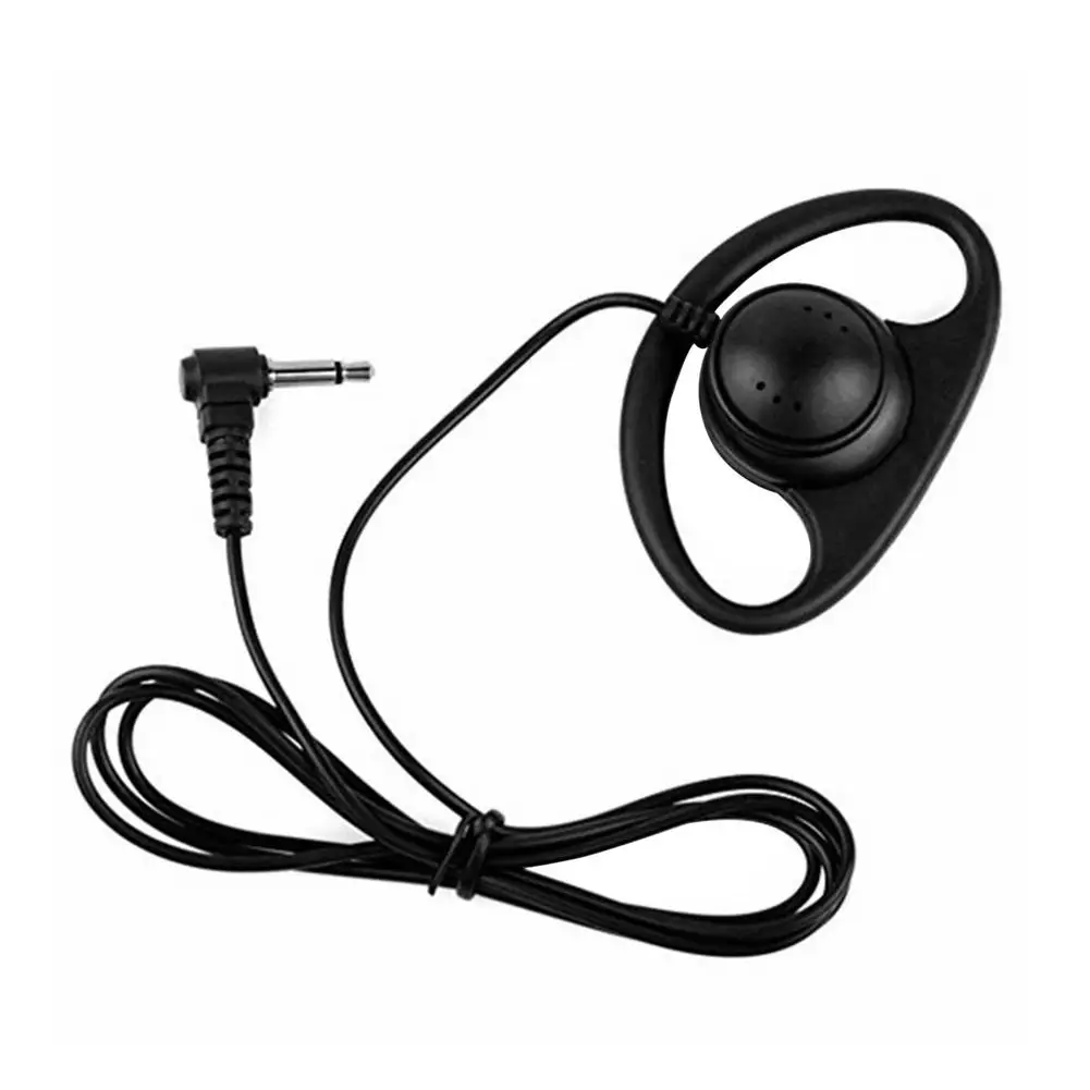 

Wired D-type Earhook 3.5mm Earhook Headset D-shaped Extraordinary Comfort Earphone D-type Single-listening Earphones